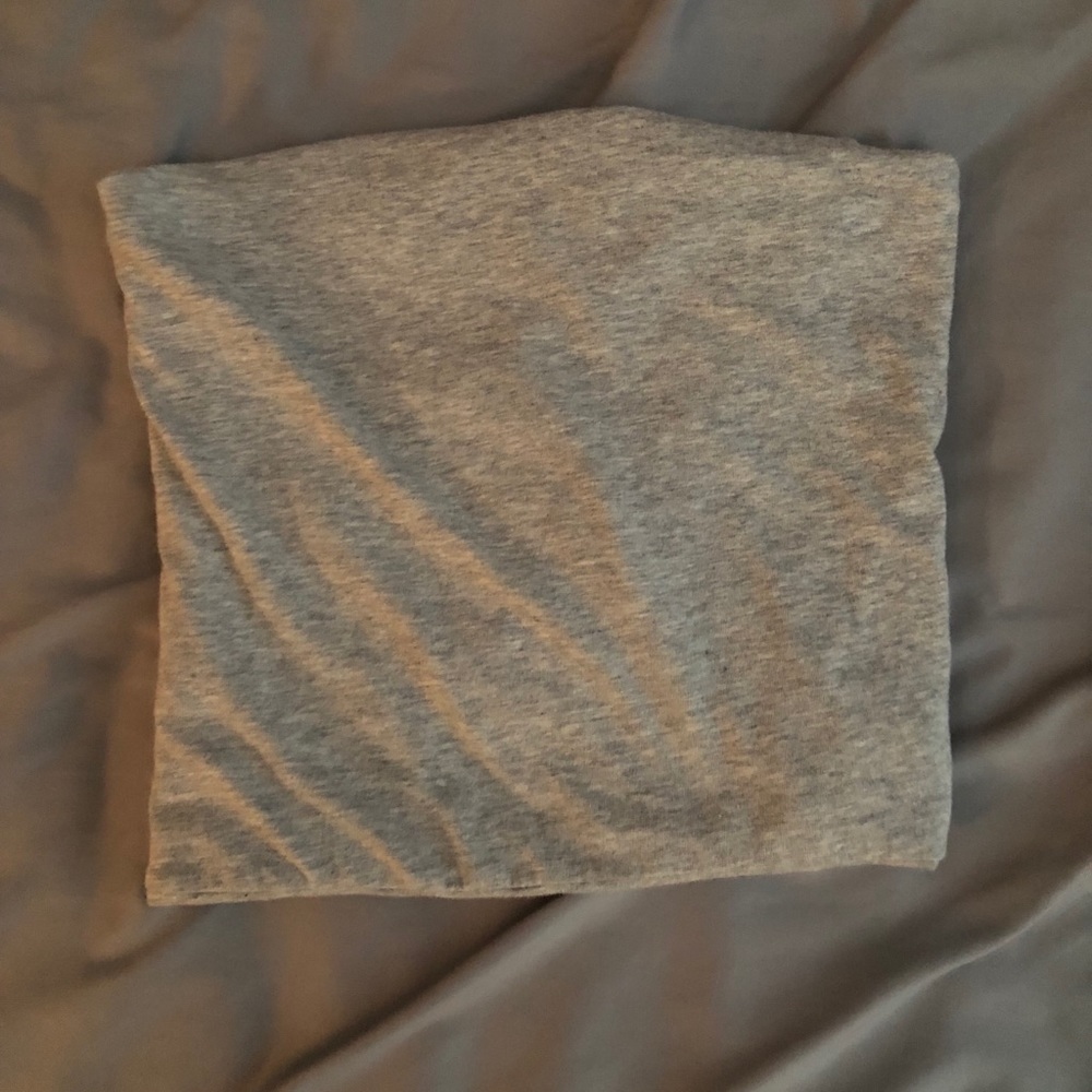 Grey tube top never worn